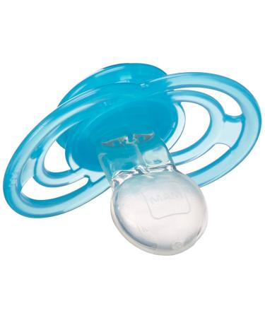 MAM Perfect Silicone Pacifier - Blue | 6+ Months | Baby Soother for Comfort & Development - Buy Online on GoSupps.com