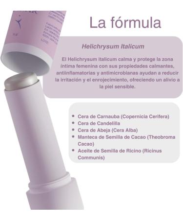 Caestus Pharma SL Vulvar Moisturizing Stick format natural hydration and protection for the female intimate area relief during menopause after birth and after epilation discreet format 5 g - Buy Online on GoSupps.com