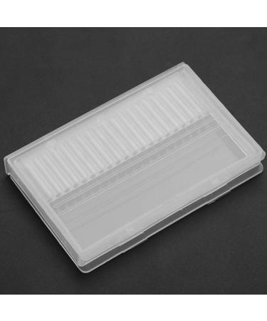 FILFEEL Nail Drill Bit Storage Box - 20 Slots Clear Plastic Detachable Case for Nail Art & Manicure Accessories - Buy Online on GoSupps.com