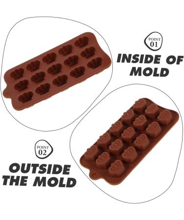 ABOOFAN 2pcs Chocolate Molds Chocolate Bars Silicone Chocolate Silicone Candy DIY Baking Kids Ice Cream Playset Cookie Baking Form Fondant Baking Cake Kids Suit Child Chocolate Stick Crown 21.00X10.50X2.00CM As Shown - Buy Online on GoSupps.com