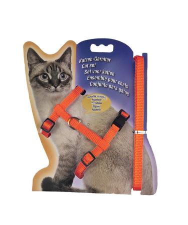 Sytaun Nylon Pet Leash Adjustable Orange