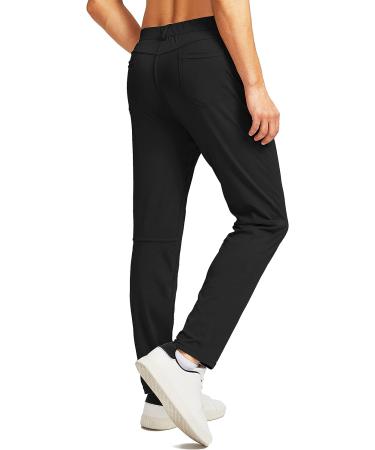 Men's Stretch Golf Pants - 6 Pocket Slim Fit Dress Pants for Travel & Work - Black - XL - Buy Online on GoSupps.com