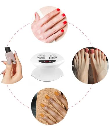 400W WOWOHI Air Nail Dryer - Intelligent Sensor for Salon & Home Use | Hot & Cool Wind for Manicure & Pedicure - Buy Online on GoSupps.com