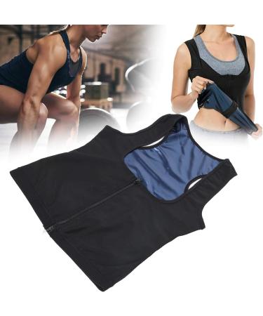 Tbest Sauna SuitsSauna Vest Heating Sweat Tank Top Breathable Waist Trainer Zipper Sports Corset for FemaleL/XL (S/M) S-M - Buy Online on GoSupps.com