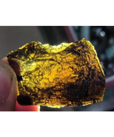 Shop Meteorite Black Agni Tektite Necklace - Unique Rough Gemstone Jewelry Irregular Shape International Shipping Available - Buy Online on GoSupps.com