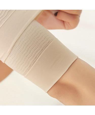 Arm Slimming Shaper Wrap - Upper Arm Compression Sleeve for Flabby Arms - 1 Pair Khaki - Buy Online on GoSupps.com