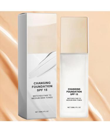 Color-changing makeup foundation - Complete liquid foundation | Face Cover Concealer for everyday use makeup for women - Buy Online on GoSupps.com