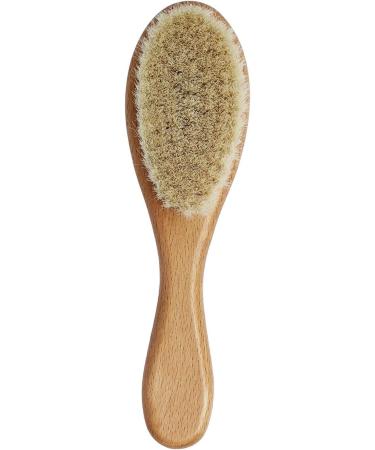 Duruan Baby Hair Brush with Wooden Handle - Natural Soft Goat Bristles for Newborns & Toddlers - Perfect Baby Registry Gift - Buy Online on GoSupps.com