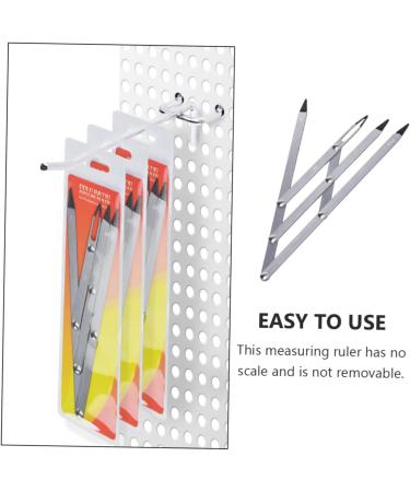 Beavorty 3 pcs tattoo eyebrow ruler mold kit Stainless Steel Eyebrow Ruler Tool eyebrow microblading ruler - Buy Online on GoSupps.com