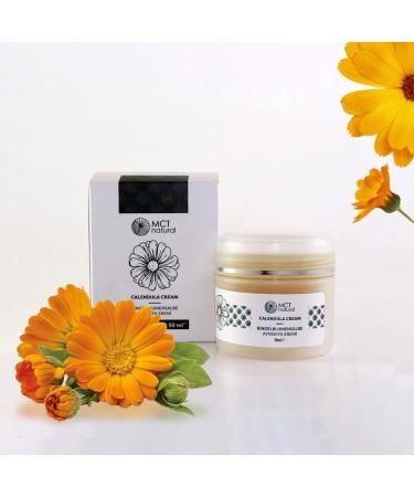 MCT natural Marigold Ointment 50 ml Natural Cosmetics for Dry Skin Moisturising Day Care Body Lotion Balm - Buy Online on GoSupps.com