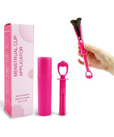 Menstrual Cup & Tampon Applicator + Period Cup Remover - Make Insertion & Removal Easy - Not for Menstrual Discs - Every Woman Can Now Use Cups