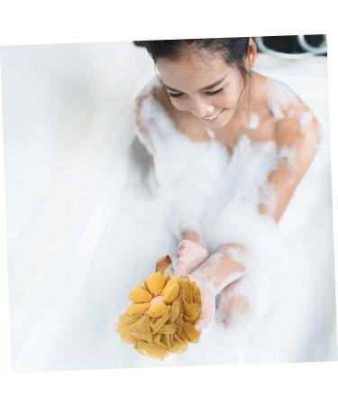 SUPVOX 3pcs Flower Bath Ball Sponges for Shower | Exfoliating Loofahs for Women, Kids | Body Scrubber Sponge Set - Buy Online on GoSupps.com