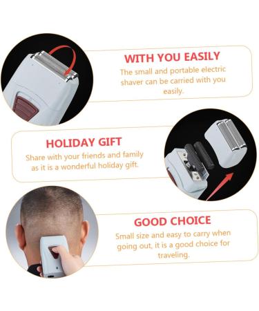 Buy 1pc Rechargeable Electric Shaver & Nose Hair Trimmer for Men - Portable Beard Trimmer for Travel | Fast Shipping Worldwide - Buy Online on GoSupps.com