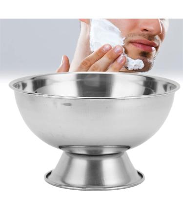 Premium Stainless Steel Shaving Foam Bowl - Natudeco Shaving Soap Bowl for Men | Perfect Gift for Boyfriends Husbands & Dads on Birthday & Father's Day - Buy Online on GoSupps.com