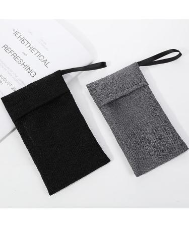 Buy Mesh Soap Bag for Bath & Shower | Foaming Net Soap Sack with Drawstring - Black - Buy Online on GoSupps.com