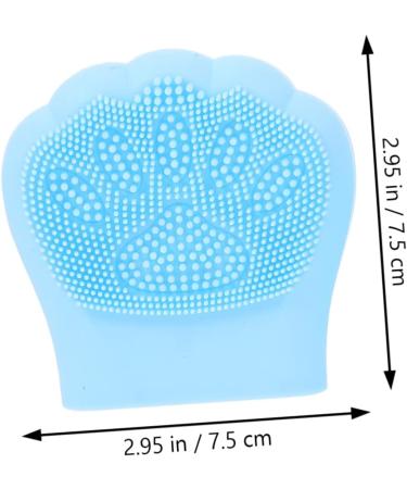 minkissy 32 Pcs Rabbit Ears Facial Brush Lady Facial Brush Skin Care Brush Facial Cleansing Tool Portable Massager Beauty Care Brush Silicone Brush Silica Gel Handheld Miss Light Bluex8pcs 7.5x7.5cmx8pcs - Buy Online on GoSupps.com