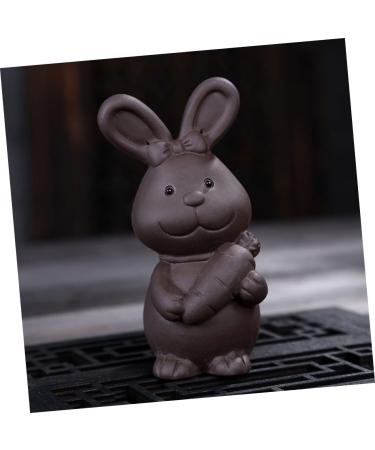 Alipis 2pcs Tea Pet Ornament Rabbit Purple Clay Ceramics - Buy Online on GoSupps.com