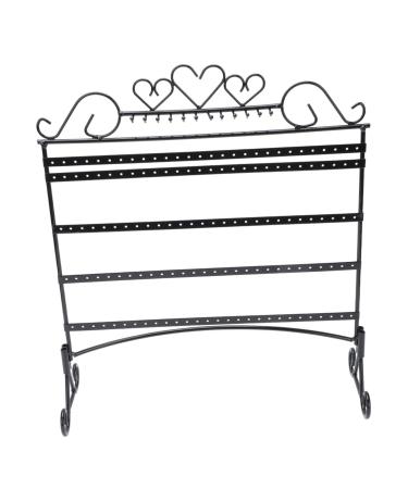 1pc Jewelry Display Stand Travel Jewelry Necklace Display Stand Travel Jewelry Holder Decorative Jewelry Stand Keychain Display Holder Jewelry Organiser Jewelry Holder Stand Ring/228 Black