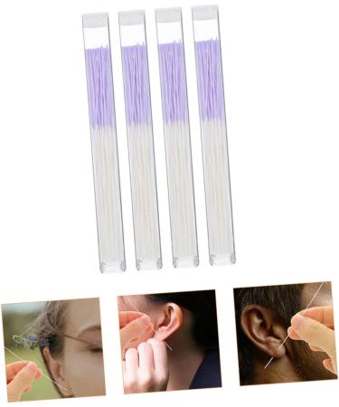 Gleavi Ear Piercing Cleaning Line - 12 Boxes Ear Cleaners & Accessories | Portable Ear Cleaning Tool - Purple Perforation Supplies - Buy Online on GoSupps.com