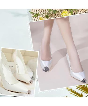 GORGECRAFT 8Pcs Metal Shoe Toe Protectors - Rhinestone High Heel Covers for Women's Shoes - Buy Online on GoSupps.com