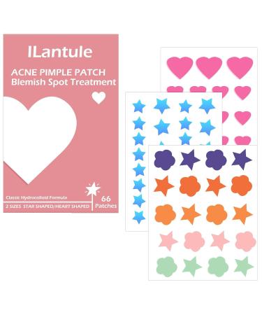ILantule Pimple Patches, Acne Patches, Hydrocolloid Anti-Acne Stickers, Invisible Patch, for Skin Care