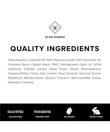 Blind Barber 101 Proof Classic Pomade for Men - Strong Hold & High Shine - 2.5oz Water Based Styling Product - Buy Online on GoSupps.com
