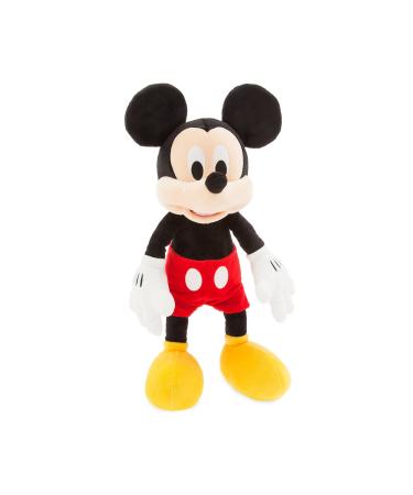 Disney Store Official Mickey Mouse Medium Soft Toy for Kids 45cm/17 Cuddly Character with Soft Feel Finish and Embroidered Details - Suitable for Ages 0+
