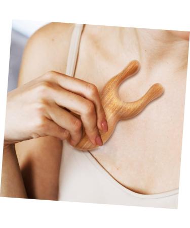 Plafope Green Sandalwood Comb | Portable Hair & Head Massage Device | Relaxing Massage Accessories - Buy Online on GoSupps.com