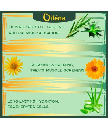  O l na Intensive Massage Oil Arnica Calendula Aloe Vera Macerated Oil Body & Face Oil Rosemary & Eucalyptus Calming End Hair Removal of Spieron & Natural Moisturizer 50 ml - Buy Online on GoSupps.com