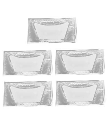 minkissy Revitalizing Neck Mask Set 5pcs Disposable Gel Neck Hydration Patches for Dry Types in Autumn and Winter