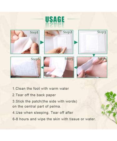 Detox Foot Pads - 20pcs Wormwood Foot Plaster for Sleep Quality & Body Cleansing | International Shipping - Buy Online on GoSupps.com