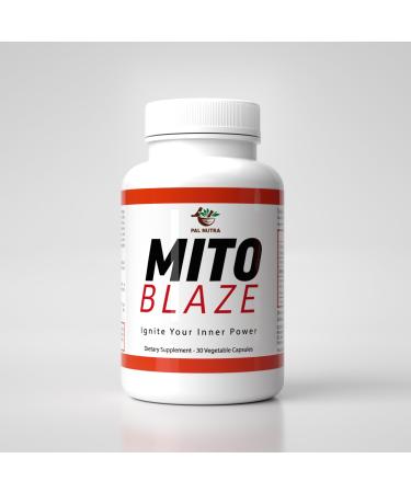 Pal Nutra MitoBlaze Performance Mitochondrial Supplement Energy and Stamina Support Cellular Health Formula
