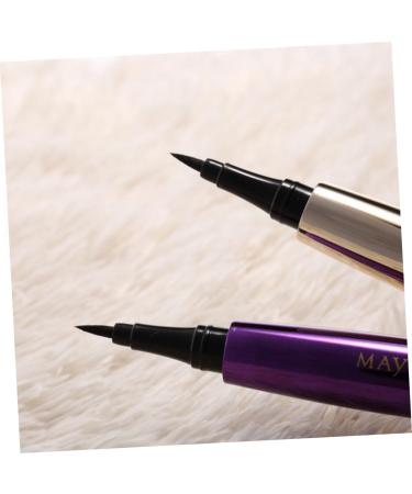WOONEKY 2pcs Women Eyeliner Liquid Eyeliner Eye Liner Pencils Waterproof Eyeliner Pencil Purple - Buy Online on GoSupps.com