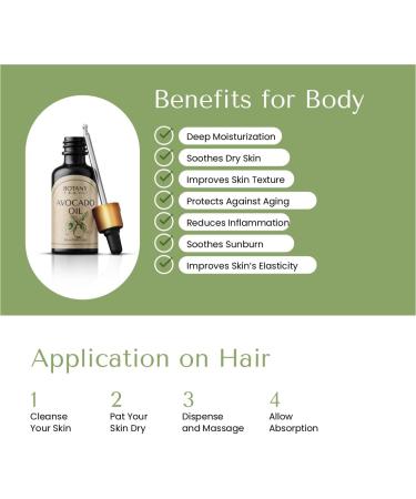 Huile d'avocat 50 ml Press e froid & Raffin e Huile pure / Bouteille en verre / Huile d'avocat / Soin intensif pour le visage le corps les cheveux le massage les soins du corps Huile d'avocat - Buy Online on GoSupps.com