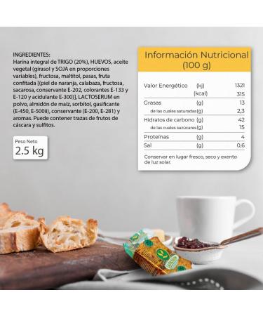 LAPASION - Complete fruit and raisin cake | Sugar-free cakes | Pastry | Complete cake | Candied fruits | 2.5 - Buy Online on GoSupps.com