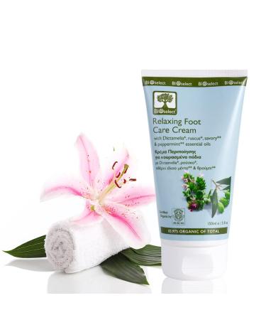 Bioselect Relaxing Foot Cream 150ml - Soothing Relief for Tired Feet | International Shipping Available - Buy Online on GoSupps.com