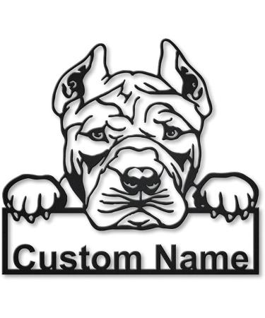 Personalized American Bully & Airedale Terrier Wooden Shield Art | Custom Dog Gifts & D cor | Unique Animal Habits Decor - Buy Online on GoSupps.com