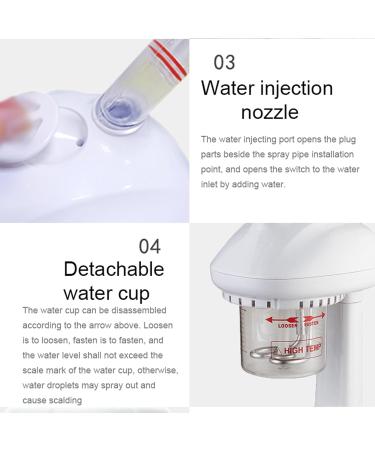Vaporisateur thermique pour le visage vaporisateur de bureau hydratant aromath rapie vapeur pour le visage Purple - Buy Online on GoSupps.com