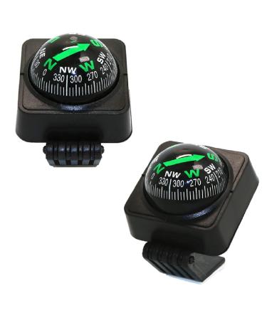 Auto compass boat compass Vehicle compass autocompass universal compass for cars mini compass pocket compass survival compass car compass professional compass portable pocket compass 2 pieces - Buy Online on GoSupps.com