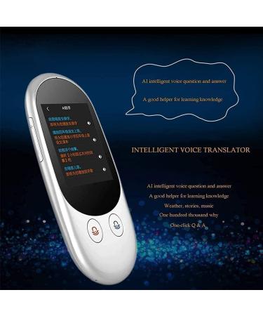Two-Way Offline Translator Device Offline Translator Device Intelligent Language Translator Device Portable Real-time 2.4-inch Touch Screen Support 51 Kinds of Learning Shopping Travel Busi Good Black - Buy Online on GoSupps.com