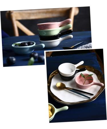 Zerodeko Ceramic Sauce Dishes Seasoning Dishes Sushi Dipping Food Sauce Dish Jewelry Plate Lipstick Ceramics - Buy Online on GoSupps.com