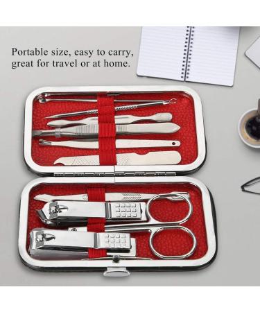 Nail Manicure Kit Silver Colour Nail Manicure set Nail Clipper Trimmer Set for Home Salon - Buy Online on GoSupps.com