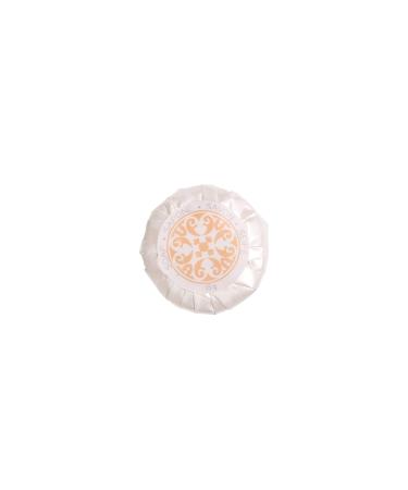 LEONE SRL Pack of 100 Disposable Hotel Soaps 15g Round Courtesy Line for Hotel and B&B Mini Soap Body