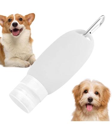 Dog Food Tube Food Tube For Dog 90 Ml Silicone Travel Bottle For Toiletries Leak Proof Refillable Squeezable Containers Dogs Refillable Tubes With Carabiner Water Hose For Pets Transparent - Buy Online on GoSupps.com