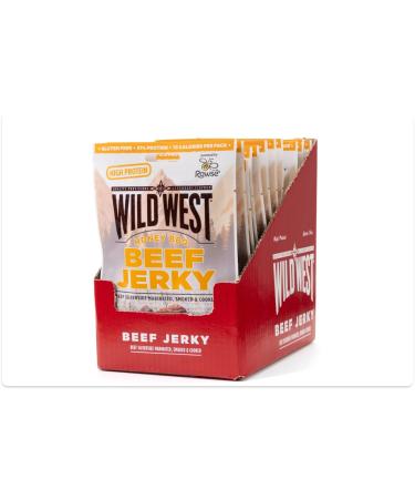 Wild West Honey BBQ Beef Jerky 12 x 60g Jalapeno - Buy Online on GoSupps.com