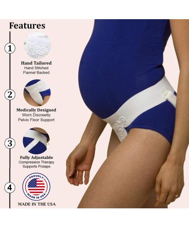 It's You Babe V2 Supporter Maternity Belt | Pelvic Floor Therapy for Varicose Veins & Prolapse | Adjustable Compression Therapy & Hernia Belt | Pregnancy Must-Have (Size A) - Buy Online on GoSupps.com
