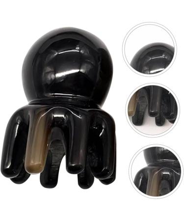 Fomiyes 3-Pack Octopus Massage Shampoo Brush - Handcrafted Yak-Horn Hair Comb for Women - Head Massager & Spa Tool - Buy Online on GoSupps.com