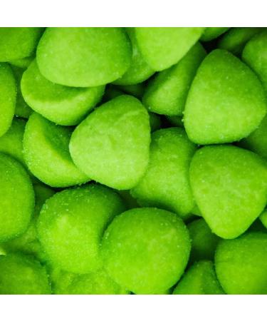 Sugar Coated Paint Balls Marshmallow Sweets - Colourful Pick n Mix Marshmallow (225g Green) 225g Green