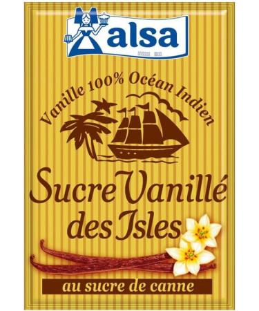 Alsa Sucre Vanill des Isles Sucre de Canne avec Extrait Naturel de Vanille 8 Sachets 52 5 g - Buy Online on GoSupps.com