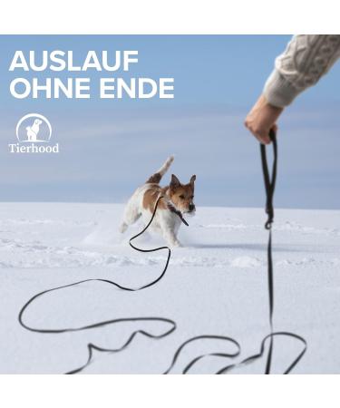Tierhood Drag Line for Dogs & Cats - 5m/10m/15m Lightweight Leash with 360 Carabiner & Hand Loop - Perfect for Small Dogs & Cats - Buy Online on GoSupps.com